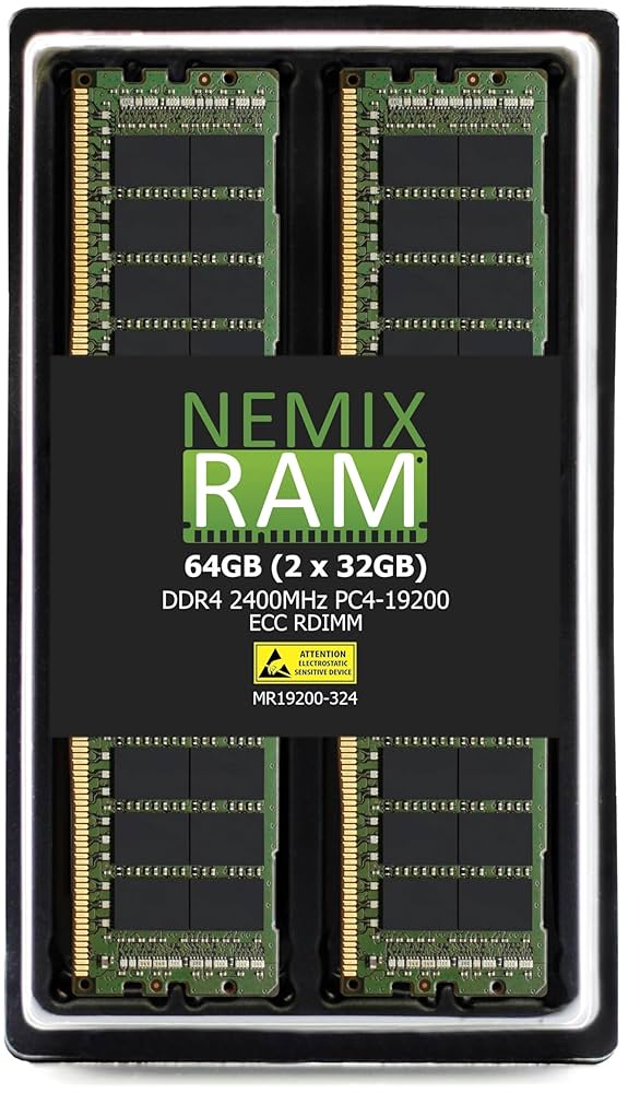 メモリー RAM ECC 64gb DDR4 64Gb-32x32 Kingston 64GB DDR4 SDRAM Memory Module - 64 GB - DDR4-3200
